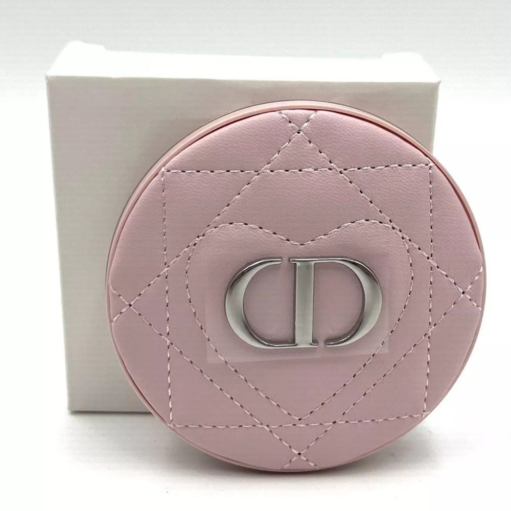 New! Christian Dior Cosmetic Beauty Makeup Compact Mirror ~ Pink BNIB